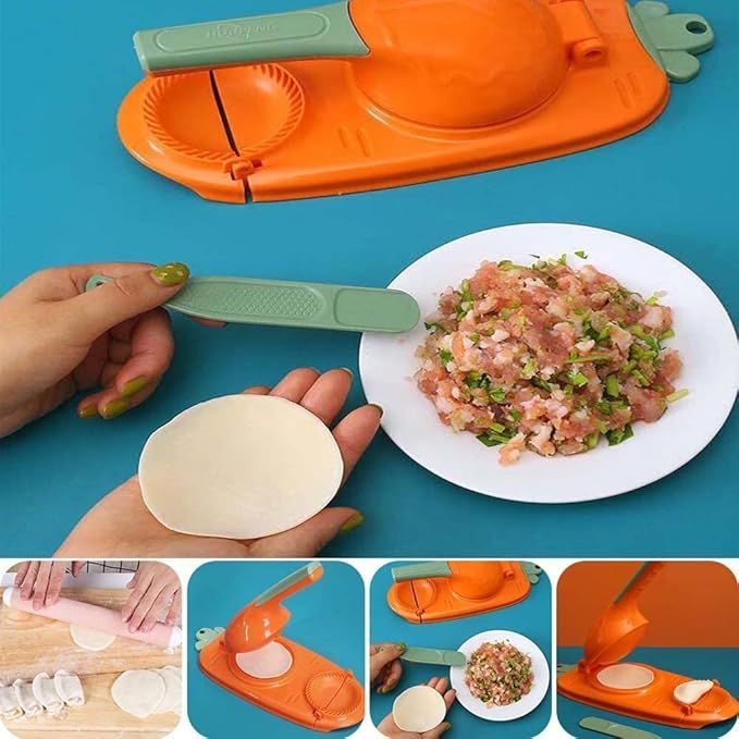 2-in-1 Dumpling Maker & Wrapper Press Machine