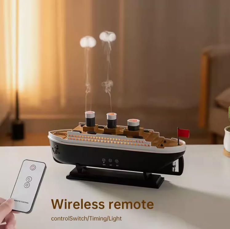Titanic Ship 3D LED Humidifier & Aroma Diffuser