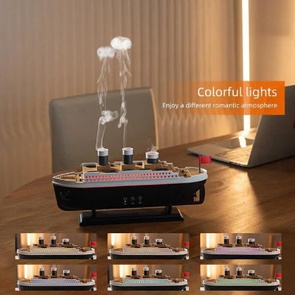 Titanic Ship 3D LED Humidifier & Aroma Diffuser