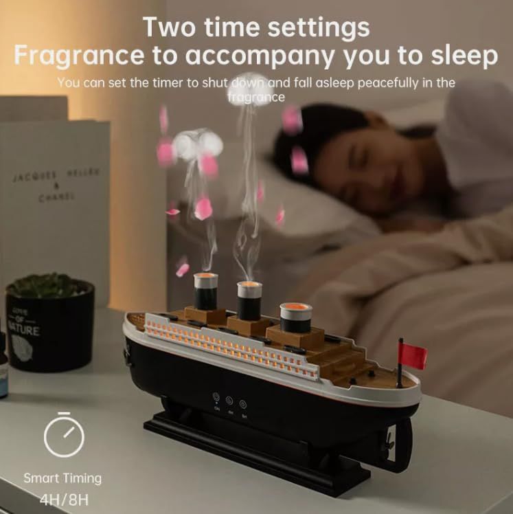 Titanic Ship 3D LED Humidifier & Aroma Diffuser