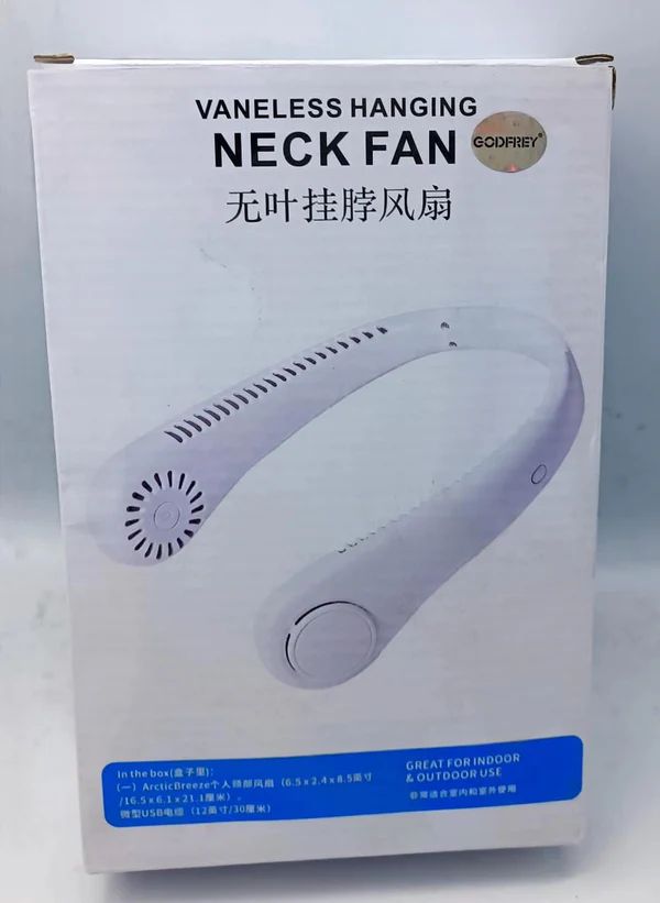 Portable Vaneless Hanging Neck Fan